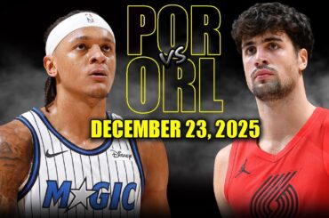 Portland Trail Blazers vs Orlando Magic Full Game Highlights – December 23, 2025 | NBA Season
