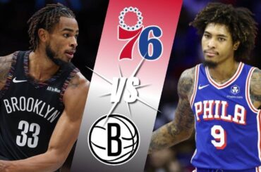 Philadelphia 76ers VS. Brooklyn Nets | LIVE Reactions | Play-By-Play | Watch Party