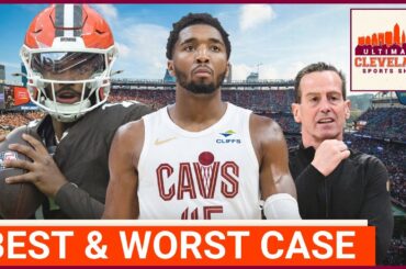 What is the best case scenario for the Browns in their last 2 games & Cavs get a W over the Hornets