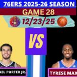 Philadelphia 76ers vs. Brooklyn Nets LIVE PLAY-BY-PLAY (12-23-25) #nets #76ers #sixers