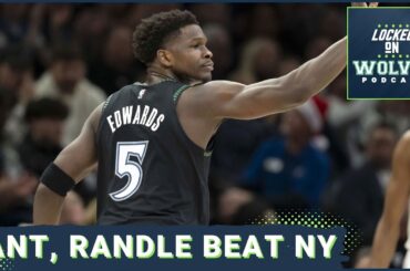 Anthony Edwards + Julius Randle's HUGE FOURTH QUARTER Lead Minnesota Timberwolves Over Knicks