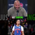 JB Bickerstaff On Ron Holland Being Top 10 In Steals Per Game #Ronholland #detroitpistons