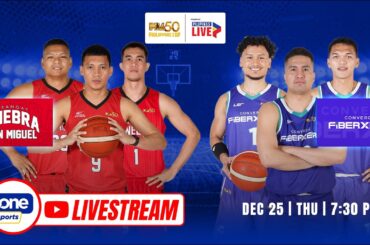 LIVE: BRGY. GINEBRA vs. CONVERGE | PBA 50 PHILIPPINE CUP | December 25, 2025
