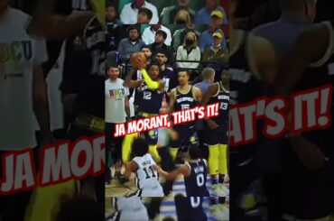 Ja Morant is NOT from this planet 👽 #nba #basketball #nbahighlights
