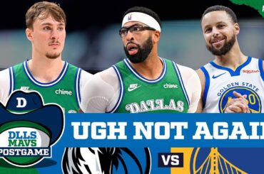 Anthony Davis Leaves With Groin Injury In Dallas Mavericks Loss to Warriors | DLLS MAVS POSTGAME