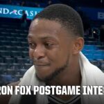 De’Aaron Fox after Spurs’ win vs. OKC: We make it tough on their All-Stars | NBA on ESPN