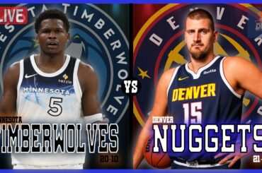 Minnesota Timberwolves Vs Denver Nuggets LIVE Commentary Scoreboard | Pre and Post Game Coverage