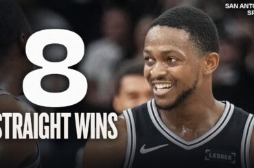 The BEST Moments of the Spurs' DOMINANT 8-Game Win Streak!