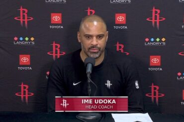 Ime Udoka with a Press Conference vs Lakers