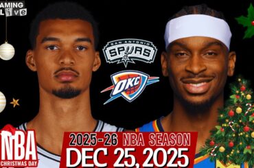 (LIVE) SGA vs WEMBY | San Antonio Spurs vs Oklahoma City Thunder NBA Live Stream #NBAXmas