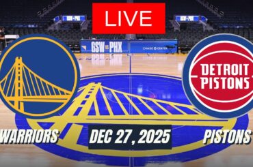 NBA LIVE! Golden State Warriors vs Detroit Pistons | December 27, 2025 | Warriors vs Pistons | 2K
