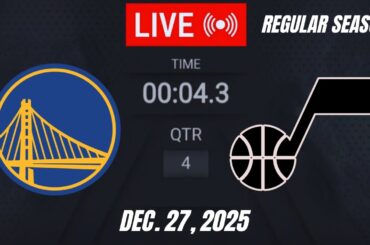 NBA LIVE! Utah Jazz vs Golden State Warriors  | December 27, 2025 Warriors vs Jazz 2K