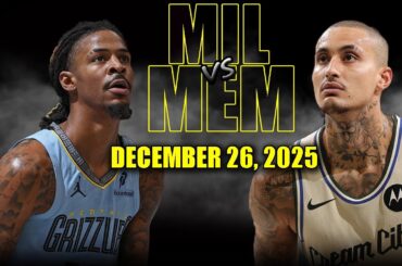 Milwaukee Bucks vs Memphis Grizzlies Full Game Highlights – December 26, 2025 | NBA Season