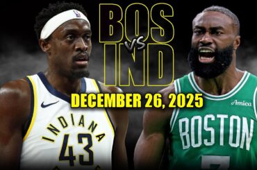 Boston Celtics vs Indiana Pacers Full Game Highlights – December 26, 2025 | NBA Season