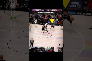 Wild OT Ending 🍿 Wolves vs Nuggets  #nba #shorts