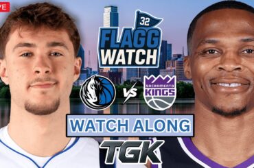 Dallas Mavericks vs Sacramento Kings | Play by Play Watch Along | Flagg Watch