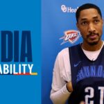 Practice Media Availability with Aaron Wiggins | December 27, 2025 | OKC Thunder