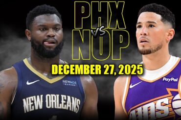 Phoenix Suns vs New Orleans Pelicans Full Game Highlights – December 27, 2025 | NBA Season