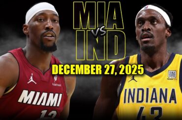Miami Heat vs Indiana Pacers Full Game Highlights – December 27, 2025 | NBA Season