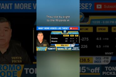 Grizzlies vs Wizards 12/28/25 NBA Picks Prediction