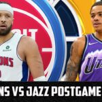 Detroit Pistons vs Utah Jazz Postgame Show | Pistons Talk Podcast
