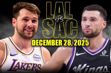 Los Angeles Lakers vs Sacramento Kings Full Game Highlights – December 28, 2025 | NBA Season