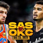 San Antonio Spurs vs OKC Thunder Full Game Highlights | Dec 23, 2025 | FreeDawkins