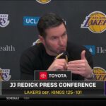 JJ Redick POSTGAME INTERVIEWS | Los Angeles Lakers beat Sacramento Kings 125-101