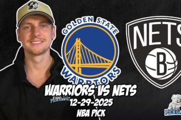 Golden State Warriors vs Brooklyn Nets 12/29/25 NBA Free Picks & Prediction | NBA Betting Tips