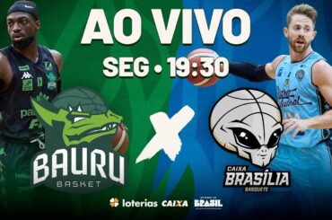 Bauru Basket x CAIXA/Brasília Basquete | NBB CAIXA 2025/26 | AO VIVO | 29/12/2025 | 19h30