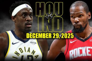 Houston Rockets vs Indiana Pacers Full Game Highlights – December 29, 2025 | NBA Season