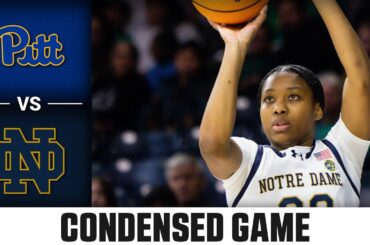 Pitt vs. Notre Dame Condensed Game | 2025-26 ACC Women’s Basketball