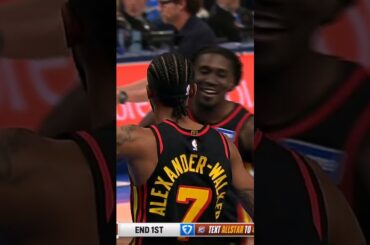 OLHA A CESTA QUE ALEXANDER-WALKER FEZ! 🤯 #nba #basquete #shorts