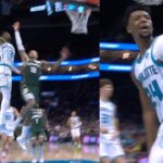 Brandon Miller calls Kyle Kuzma a dumb a*s b*tch after dunking on him 😂