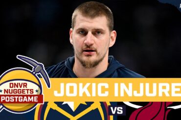 Jokic Injures Knee, Nuggets Blown Out in Miami | DNVR Nuggets Postgame Live