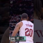 💥 JT’s fourth quarter heat check! #LetEmKnow #Cavs #JaylonTyson #NBA #Shorts