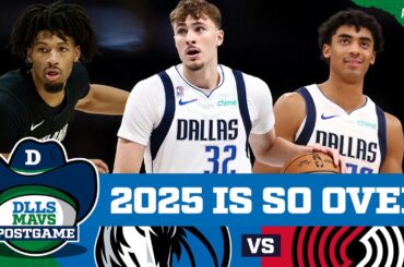 Dallas Mavericks Lose Nail-Biter To Portland Trail Blazers | DLLS MAVS POSTGAME