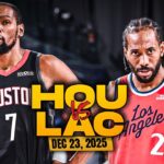 Houston Rockets vs Los Angeles Clippers Full Game Highlights | Dec 23, 2025 | FreeDawkins