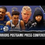 Steve Kerr, Steph Curry discuss how Warriors secured bounce-back win over Nets | NBC Sports BA