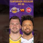 Apresentação Los Angeles Lakers Vs Detroit Pistons - Temporada Regular