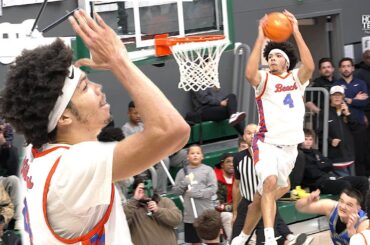 Tyran Stokes and Rainier Beach vs Barlow at the Les Schwab Invitational