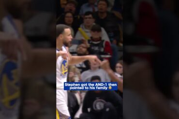 Stephen Curry Has Wholesome Moment with his Family Courtside | #Shorts