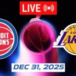 NBA LIVE! Los Angeles Lakers vs Detroit Pistons | December 31, 2025 NBA Regular Season LIVE