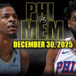 Philadelphia 76ers vs Memphis Grizzlies Full Game Highlights – December 30, 2025 | NBA Season