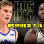 Boston Celtics vs Utah Jazz Full Game Highlights – December 30, 2025 | NBA Season
