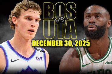 Boston Celtics vs Utah Jazz Full Game Highlights – December 30, 2025 | NBA Season