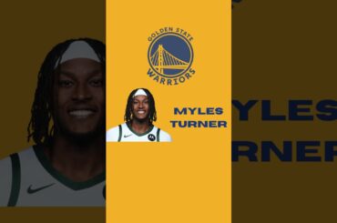 TRADING Myles Turner To The Golden State Warriors! #nba #basketball #viral
