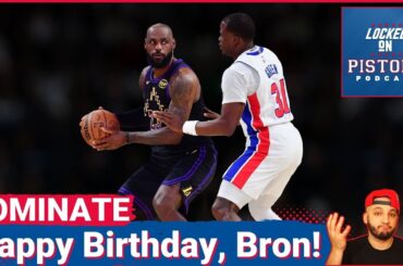 DOMINATED: Detroit Pistons BENCH Explodes as Cade Cunningham Outshines LeBron James’ Lakers