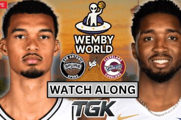 Wemby World | San Antonio Spurs vs Cleveland Cavaliers | WATCH ALONG & PLAY BY PLAY LIVE