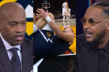 Carmelo, Vince and T-Mac react to Nikola Jokic knee injury update and what it means